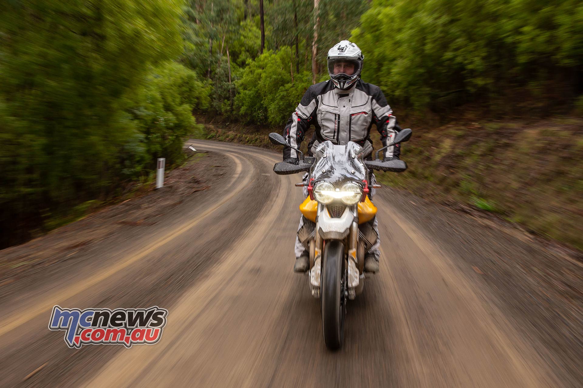 Moto Guzzi VTT Launch Dirt Moto Guzzi VTT Launch Dirt