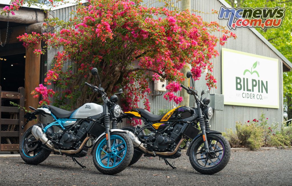 The Guerrilla 450 cuts a fine figure and demonstrates the ongoing development by Royal Enfield